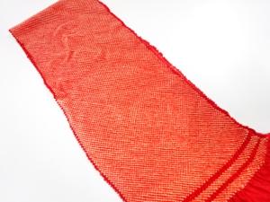 正絹　振袖用　絞り　帯揚げ